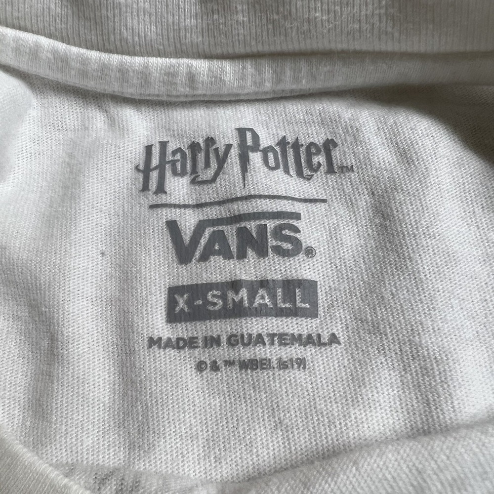Harry Potter‎ Vans Youth T Shirt Size XS Girls Long Sleeve Extra Small Hogwarts - Picture 3 of 9